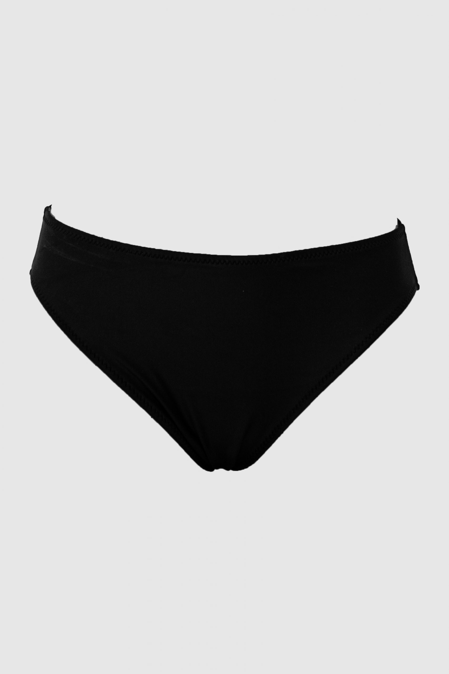 SLIP MEDIO ALTO NERO BEACHWEAR